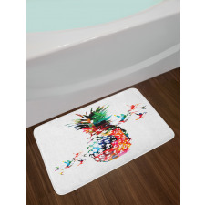 Modern Geometric Art Bath Mat