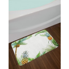 Exotic Palm Trees Bath Mat