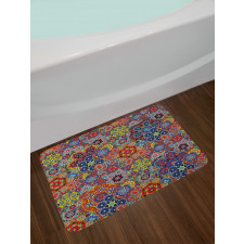 Combined Nested Paisley Bath Mat