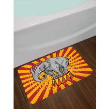 Show Animal Elephant Pop Art Bath Mat