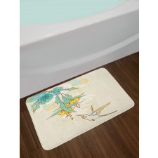 Colibri Exotic Plant Bath Mat