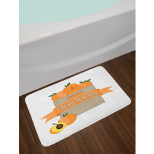 Fresh Ripe Fruits in a Box Bath Mat