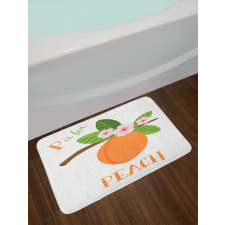 Learning P is for Peach Fruit Bath Mat