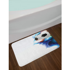 Ball Graphic Game Sports Bath Mat