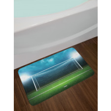 Soccer Football Game Bath Mat