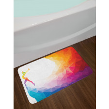 Gymnastics Girl Bath Mat