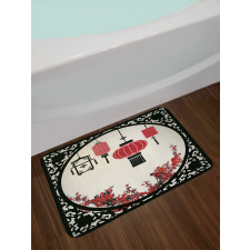 Ornate Graphic Bath Mat