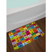 Aboriginal Primitive Bath Mat