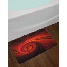 Surreal Waves Spiral Art Bath Mat