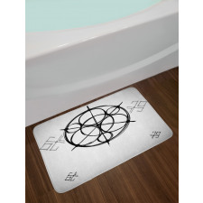 Swirled Spirals Bath Mat