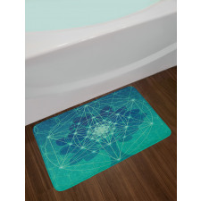Tree with Shapes Bath Mat
