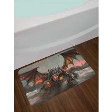 Dragon Monster Bath Mat