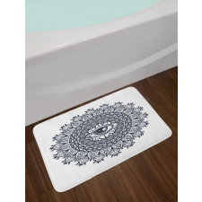 Vintage Tribal Mandala Bath Mat