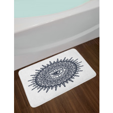 Traditional Mandala Art Bath Mat