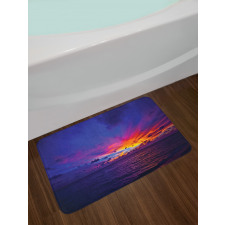 Dream Sunset Magenta Bath Mat