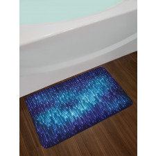 Cosmic Rain Effect Vivid Bath Mat