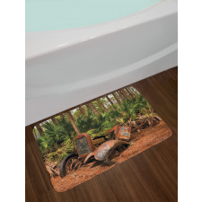 Tropical Forest Palms Bath Mat