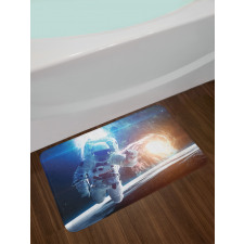 Galaxy Cosmonaut Space Bath Mat