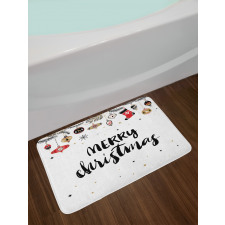 Modern Words Bath Mat