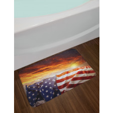 Sunset and Horizon Bath Mat