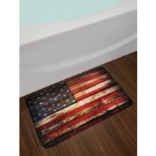 Vintage Wooden Bath Mat