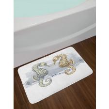 Seahorse Lovers Bath Mat