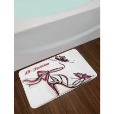 Classy High Heels Fashion Bath Mat