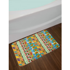 Patchwork Style Spring Bath Mat