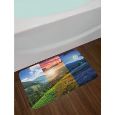 Mountain Forest View Bath Mat