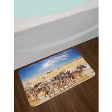 Africa Safari Park Bath Mat