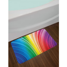 Psychedelic Stripes Bath Mat