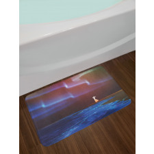 Psychedelic Sky Star Bath Mat