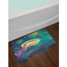 Submarine Jellyfish Bath Mat