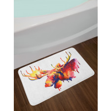 Psychedelic Watercolors Bath Mat