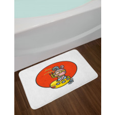 Alien Planet Bath Mat