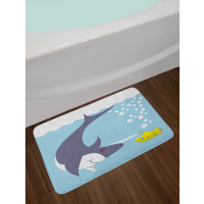 Shark Bubbles Bath Mat