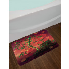 Trippy Surreal Cubes Bath Mat