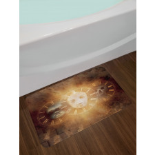 Spooky Scary Skull Baby Bath Mat