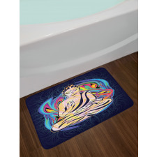 Chakra Yoga Bath Mat