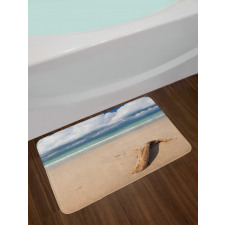 Driftwood on the Beach Bath Mat