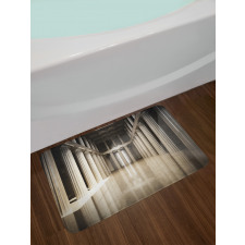 3D Model Style Column Bath Mat