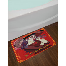 Dead Corpse Girl Bath Mat