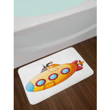 Sea Cartoon Bath Mat