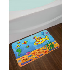 Submarine Seahorse Bath Mat