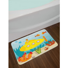 Sea Life Theme Bath Mat