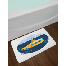 Sea Fish Cloud Bath Mat