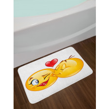 Romantic Flirty Love Mood Bath Mat