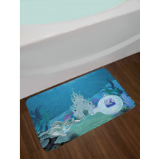 Fairytale Mermaid Castle Bath Mat