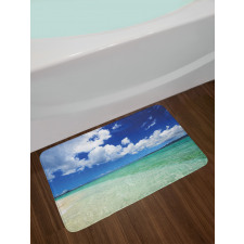 Island Sealife Wavy Sunny Bath Mat