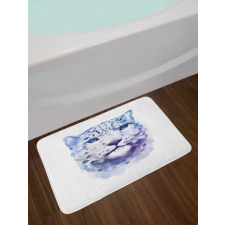 Leopard Wild Cat Bath Mat